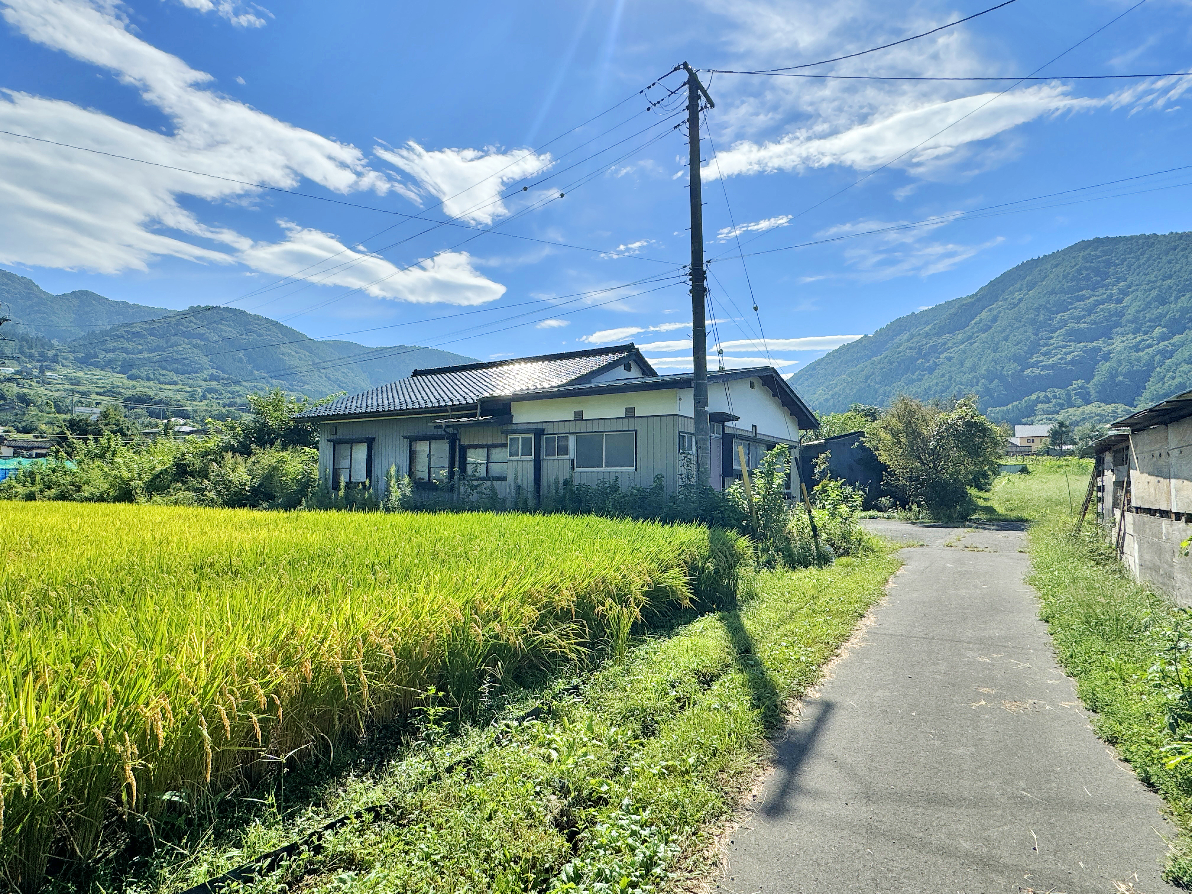 '田舎暮らし物件'<br />
松代町東条　売土地