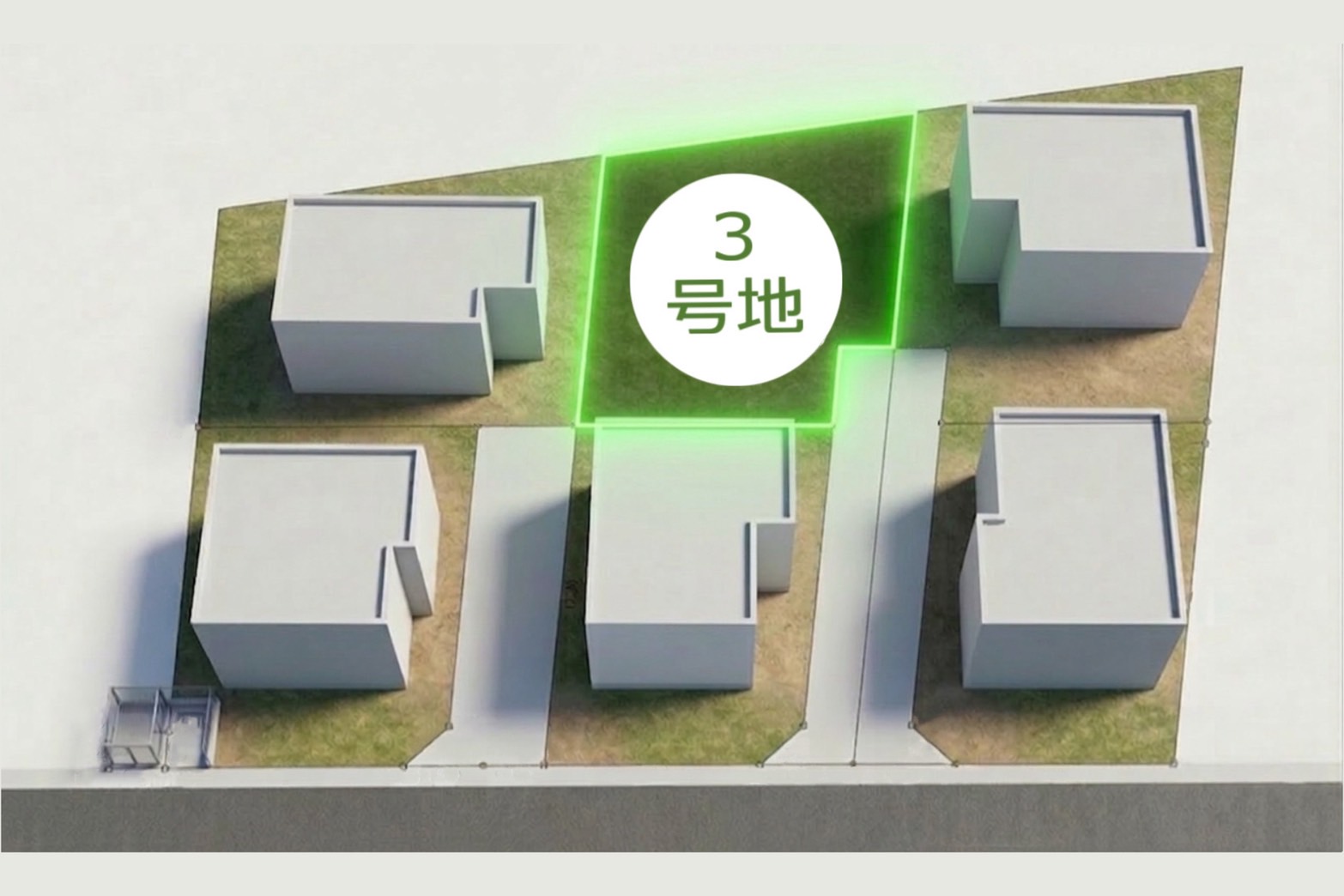 グリーンパーク裏柴町 区画図